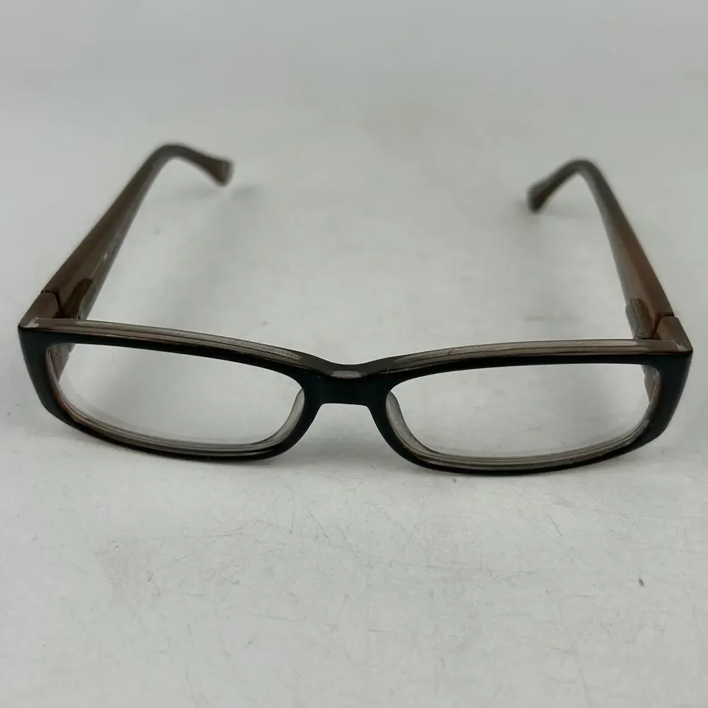 Lantis Optical L6002 Eyeglasses Frame Unisex Kids‎ Black Brown Plastic 52-14-130